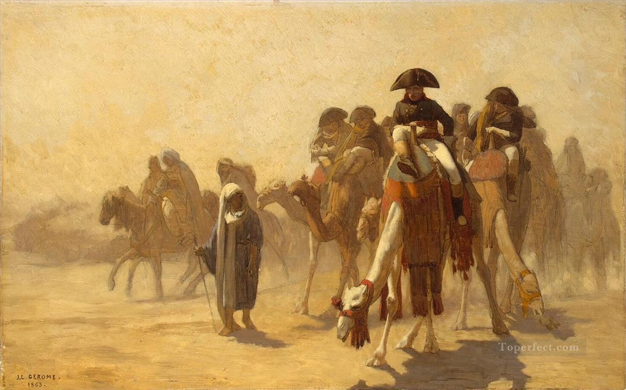 ナポレオンとエジプトの参謀 アラブ人 ジャン・レオン・ジェローム油絵